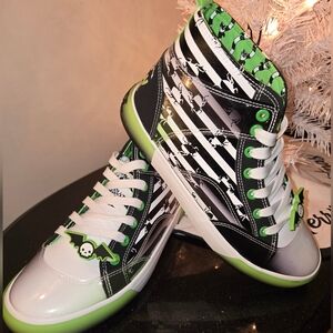 Adult Ladies Hi-top Beetlejuice Sneakers 7